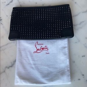 COPY - Christian Louboutin Black Studded Clutch